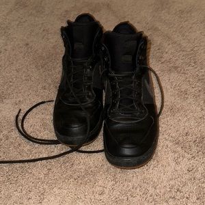Nike Air Force boots in all black high top US Men’s Size 11